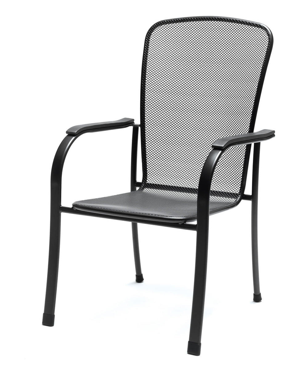 Bonella 6 Seat Mesh Dining Set with Cushions and 135cm Round Table