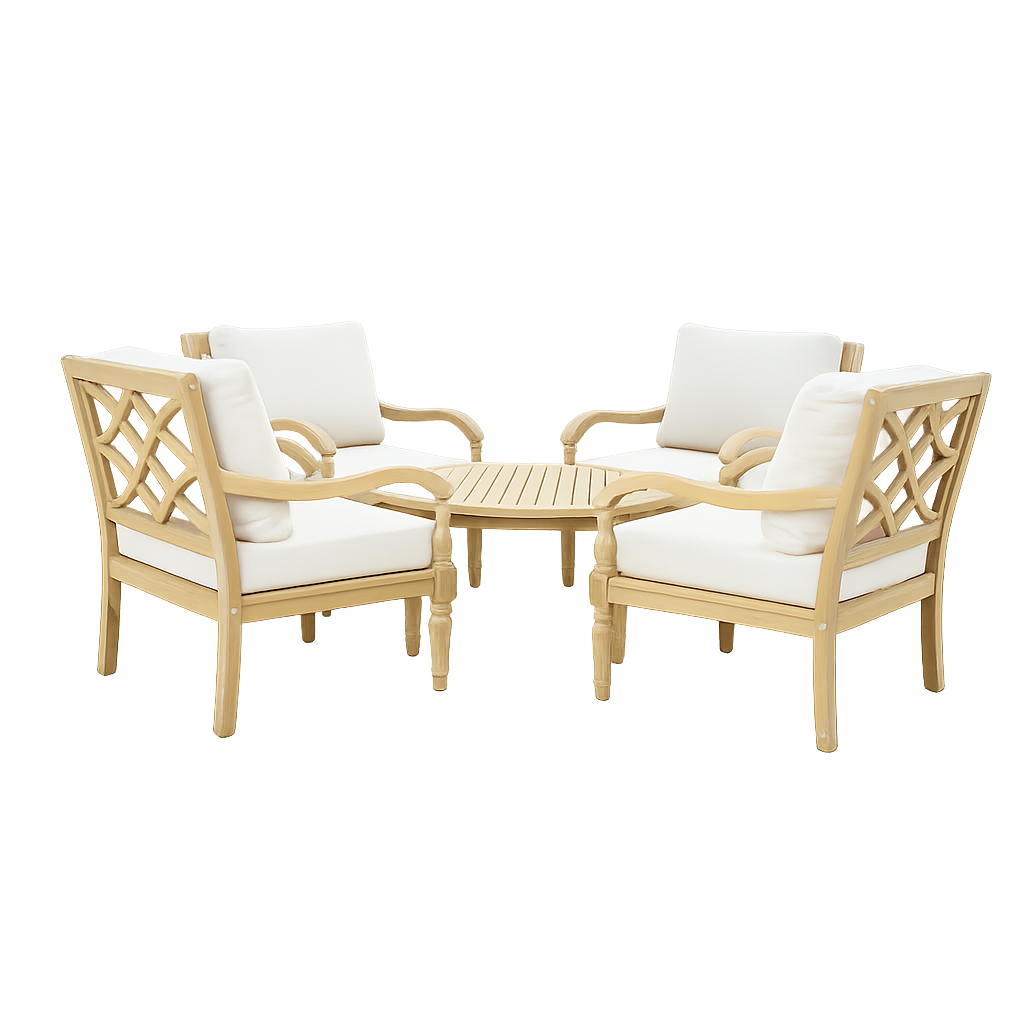 Claire Teak Garden Furniture Set