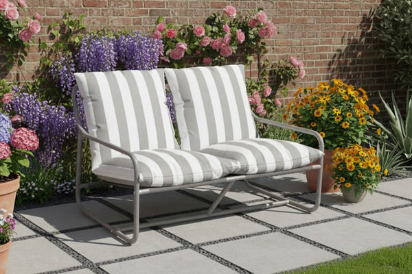 Cloud Relaxer 2 Seat Aluminium Sofa