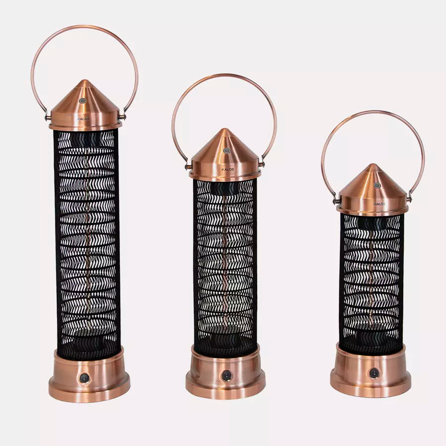 Kalos Copper Lantern Patio Heater | 1500/2000W | Kettler – Kettler GB
