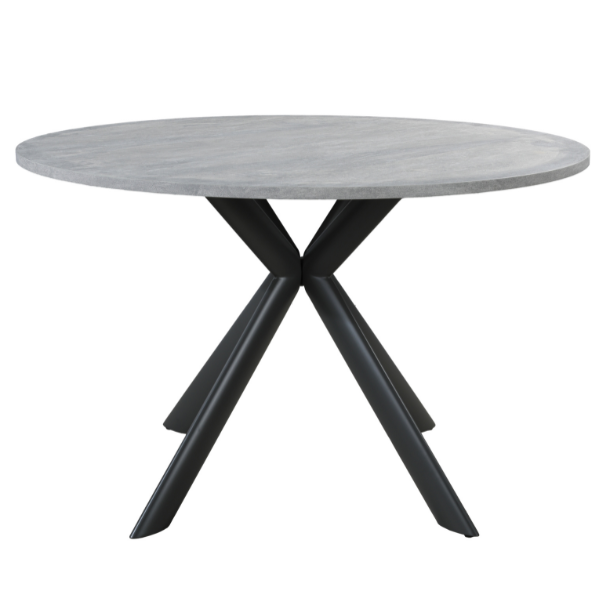 Boston 4 Seat Round Dining Set with Joey Swivel Side Chair