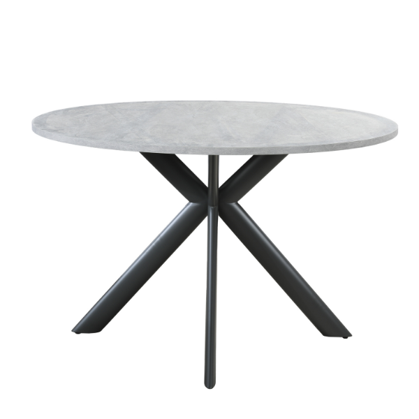 Boston Round Table heat resistant melamine table - Light Grey