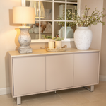 Oslo 3 Door Sideboard - Beige