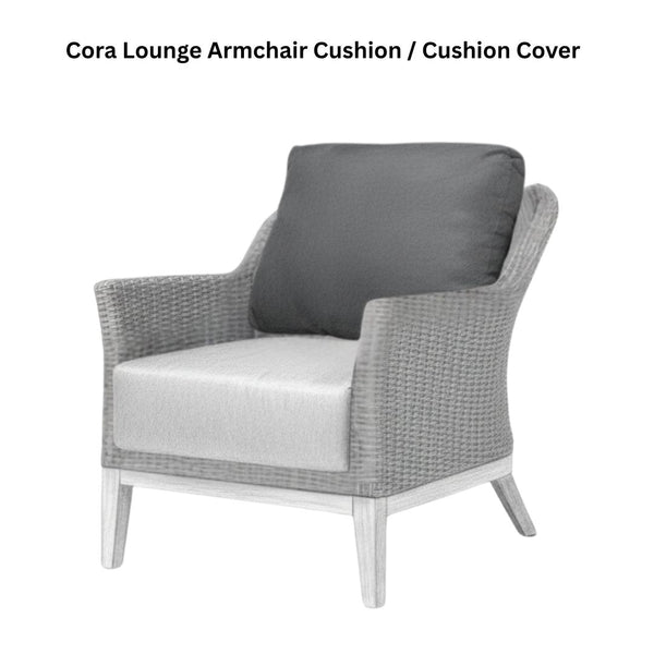 Cora Lounge Armchair Cushion / Cushion Cover