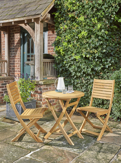 Hampton 2 Seat Wood Bistro Set