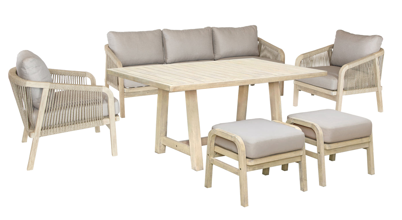 Cora Rope Casual Dining Set