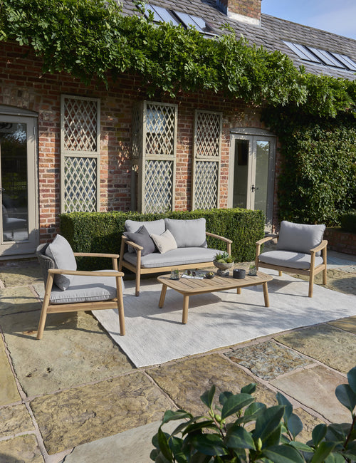 Freeport 4-Seat Lounge Set with Coffee Table 125x65cm