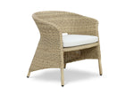 Palm Grand 6 Seat Wicker Dining Set with Solid Teak Table
