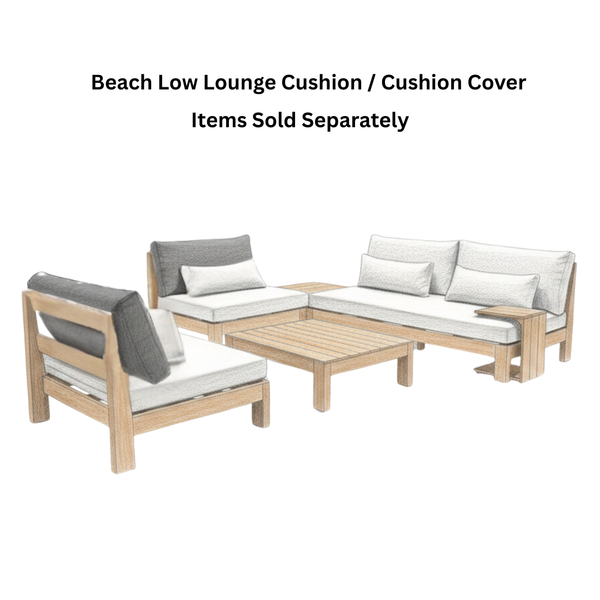 Beach Low Lounge Cushion / Cushion Cover
