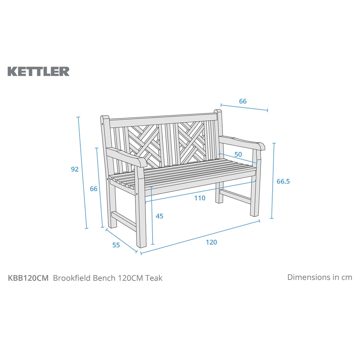 Brookfield Teak Bench