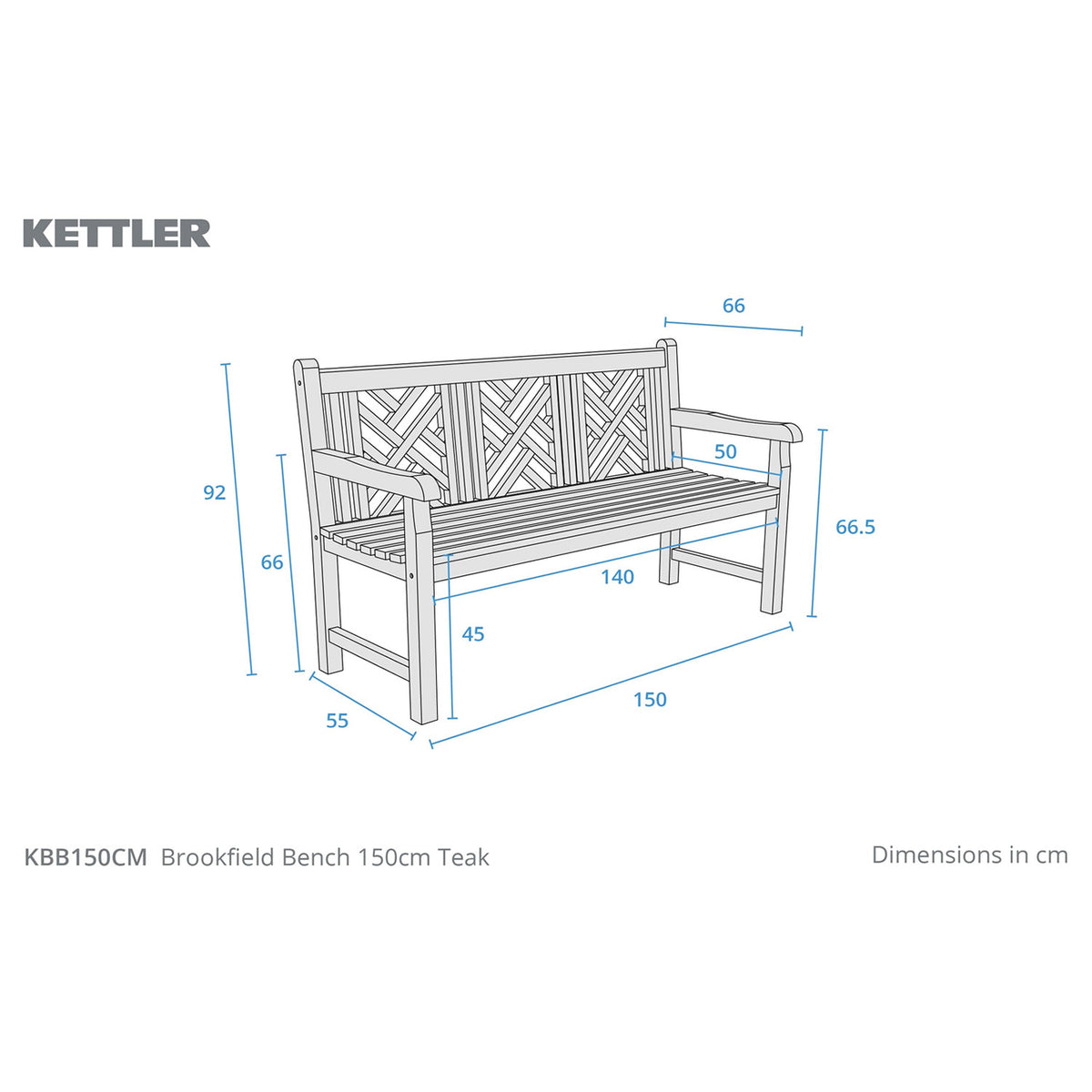 Brookfield Teak Bench