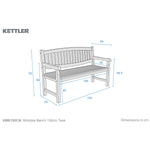 Birkdale Teak Bench