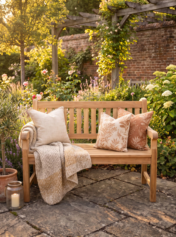 Kingsford Solid Teak Garden Bench