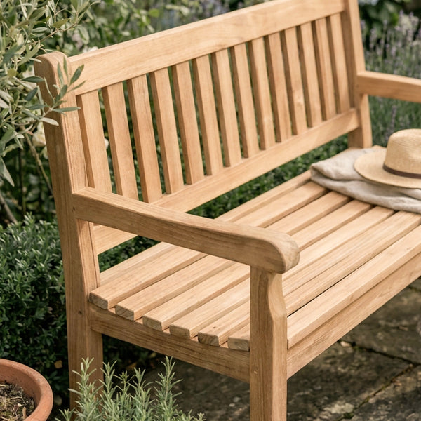 Kingsford Solid Teak Garden Bench