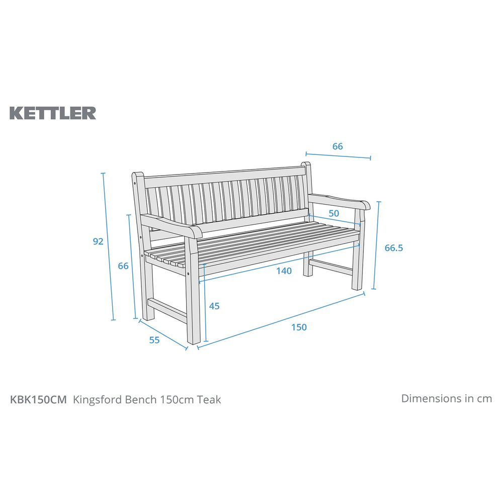 Kingsford Teak Bench