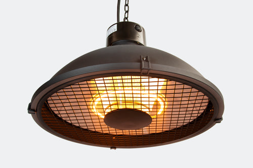 Kalos Industrial Style Electric Patio Heater – Pendant