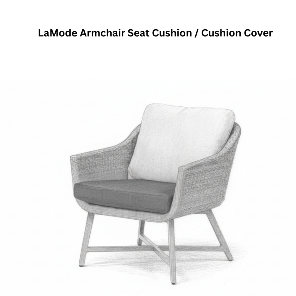 LaMode Armchair Seat Cushion / Cushion Cover