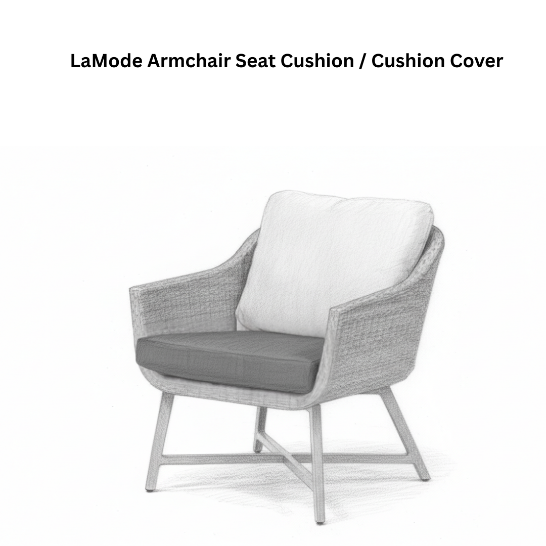 LaMode Armchair Seat Cushion / Cushion Cover