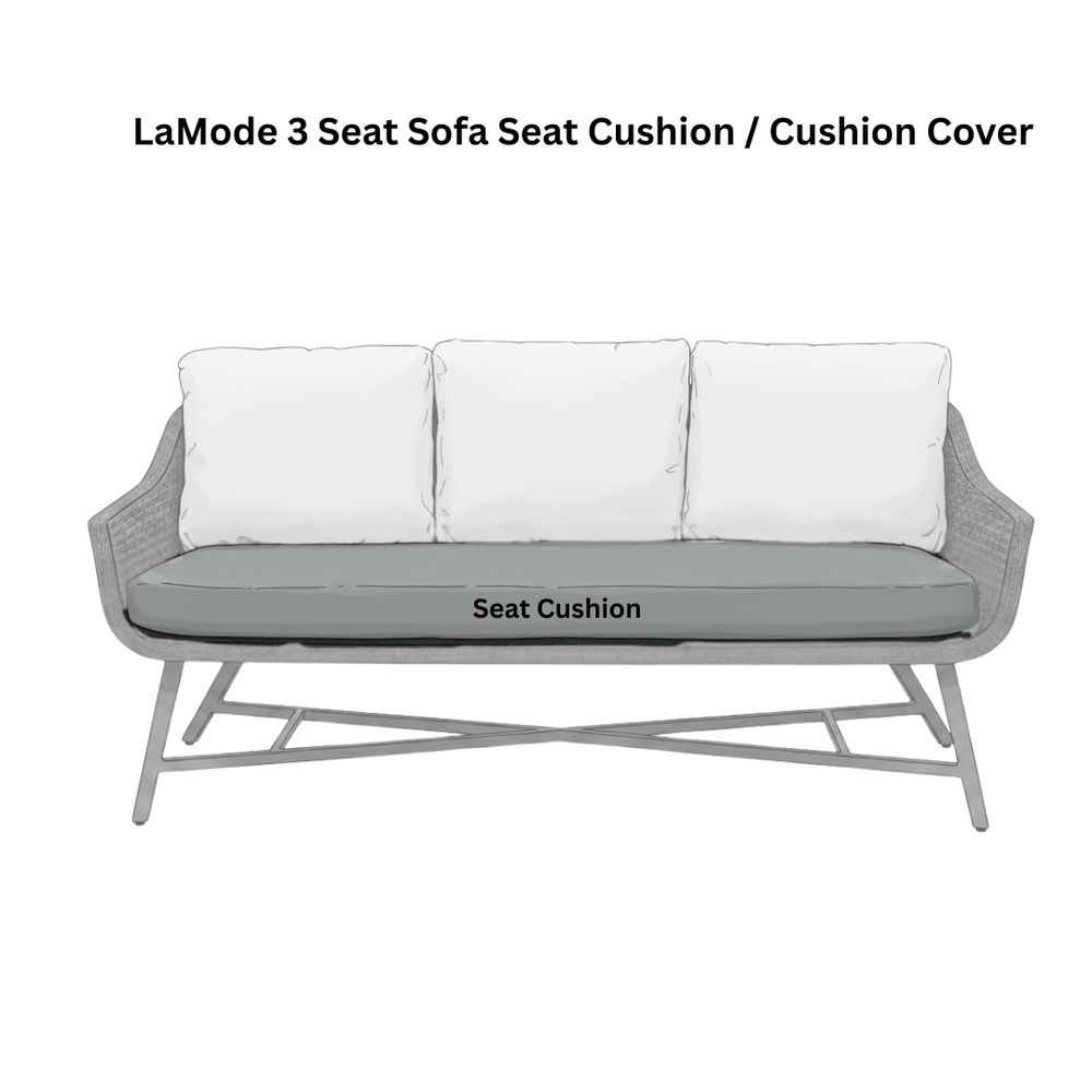 LaMode 3 Seat Sofa Seat Cushion / Cushion Cover