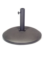 Parasol Base 15kg Round Iron Grey Concrete