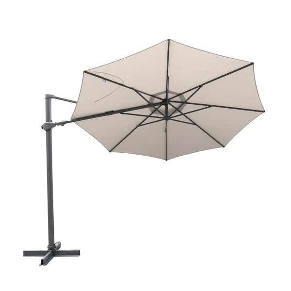 Aura 3m Round Cantilever Parasol with Night Cover (cross frame only)