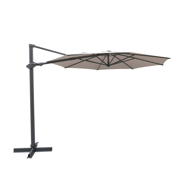 Aura 3m Round Cantilever Parasol with Night Cover (cross frame only)