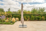 Luna 3M Square Cantilever Parasol with Granite Base & Night Cover
