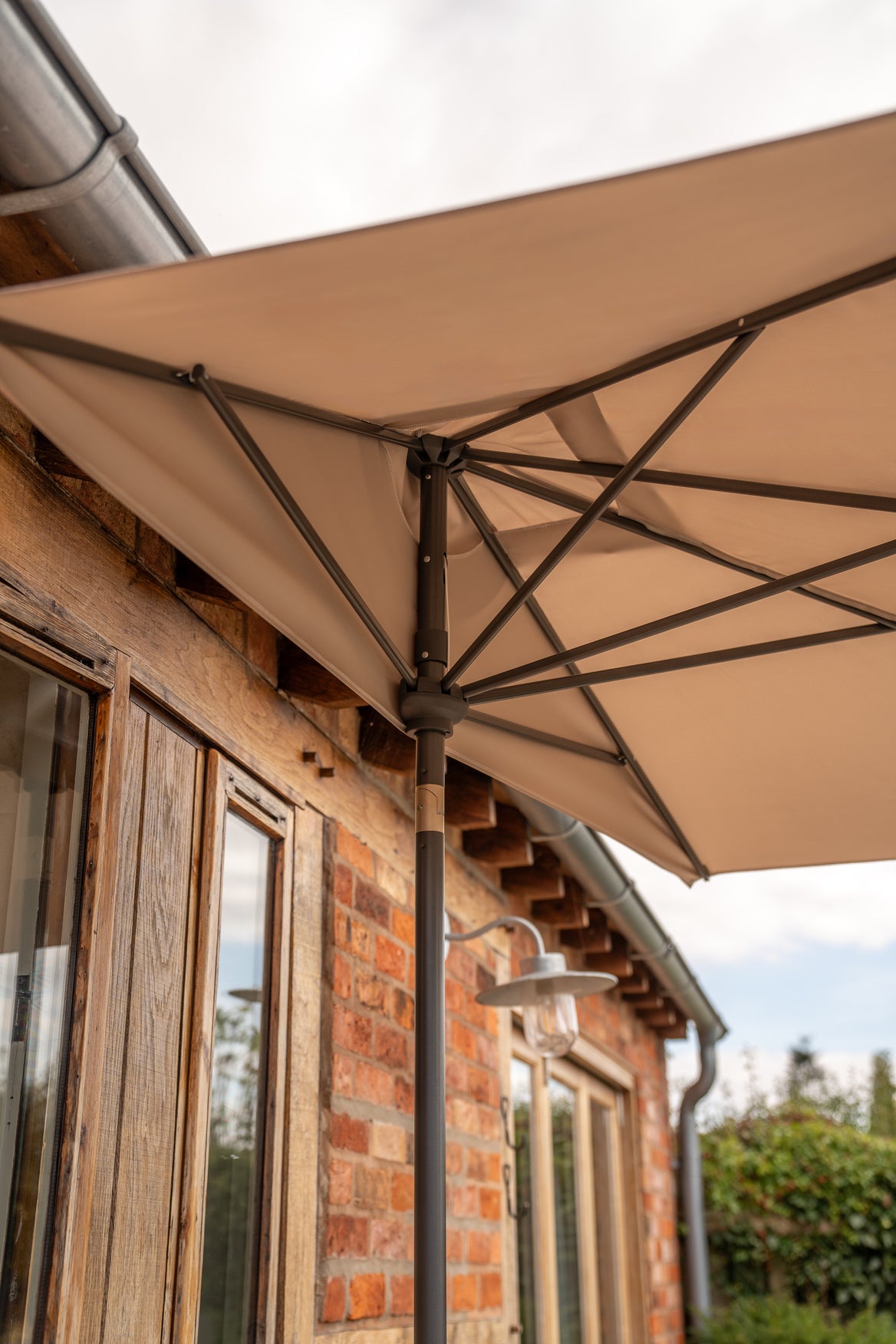 Balcony Parasol Rectangular with Auto Tilt & Night Cover