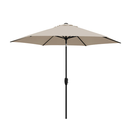 2.5M Wind Up Parasol with Auto Tilt & Night Cover
