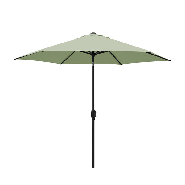 2.5M Wind Up Parasol with Auto Tilt & Night Cover