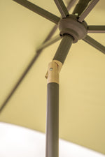 2.5M Wind Up Parasol with Auto Tilt & Night Cover