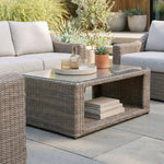 Azore Wicker Sofa Set with Coffee Table