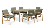 Meadow 6 Seat Wood Dining Set