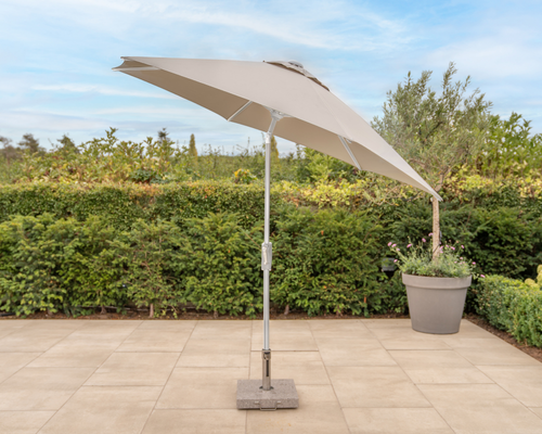 3M Wind Up Parasol with Auto Tilt & Night Cover