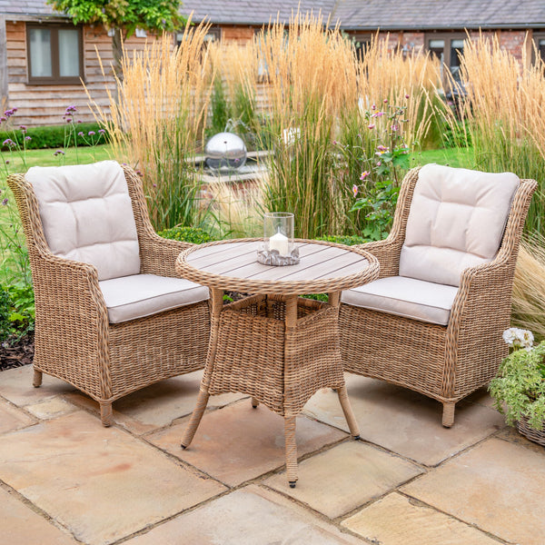 Hazel Wicker Bistro Set