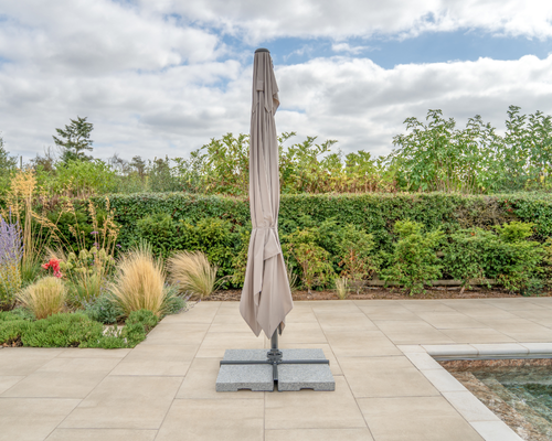 Orion 3x3 Square Cantilever Parasol with LED Lights