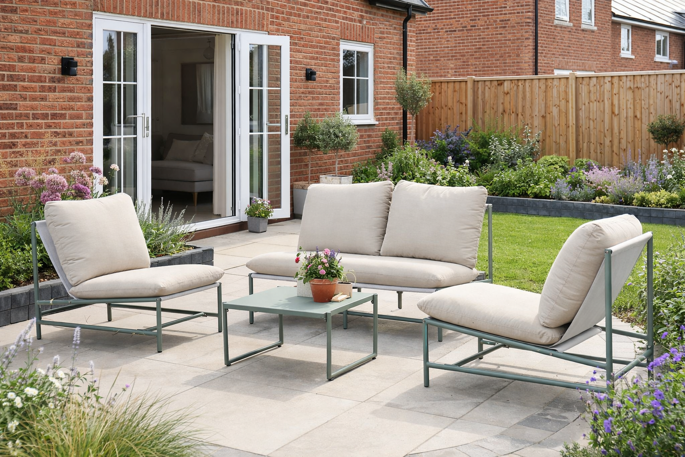 Leaf 4 Seat Lounge Set