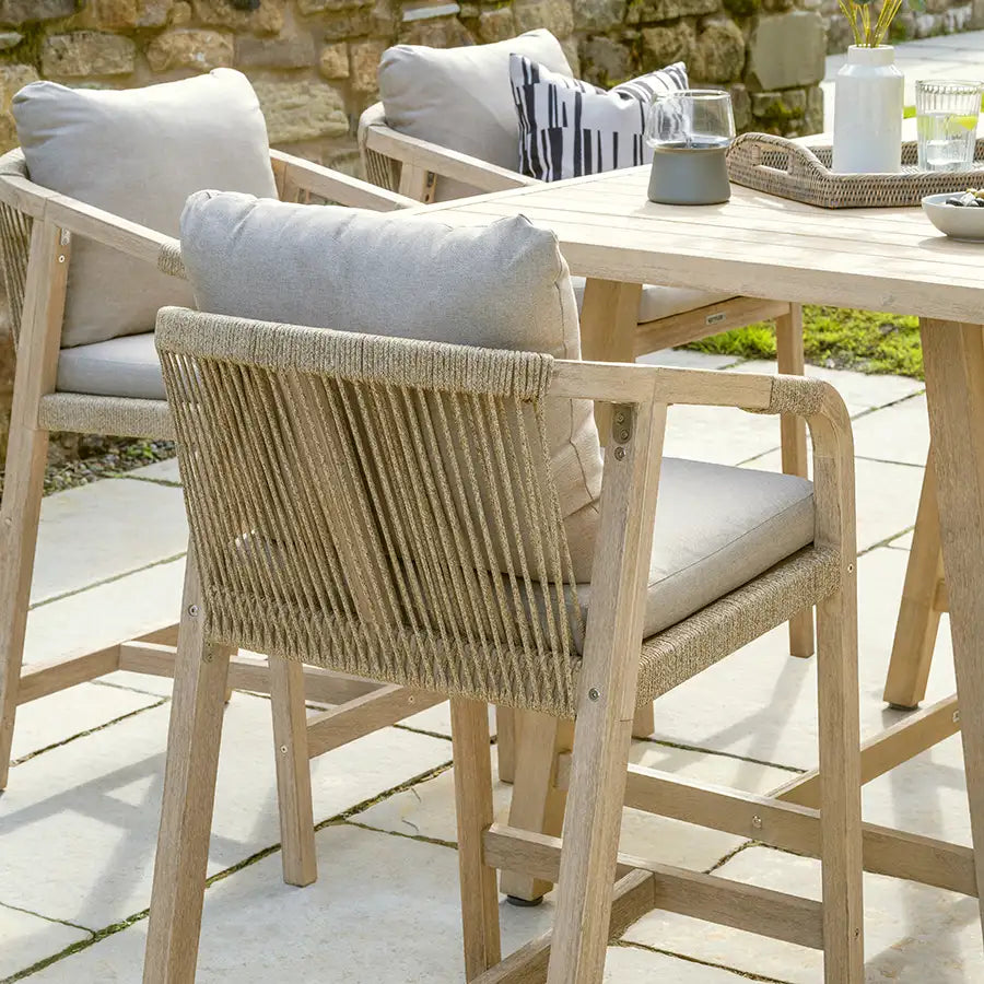 Cora Rope Bar Chair with Cushion (Pair) – Kettler GB