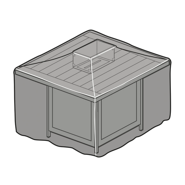 elba Grande Bioethanol Fire Pit Table Protective Cover