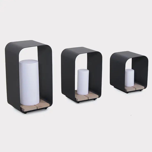elba 3 piece LED Candle Set