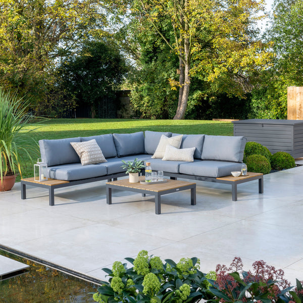 elba Low Lounge Corner Set with Rectangular Table