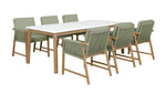 Forest 6 Seat Wood Dining Set