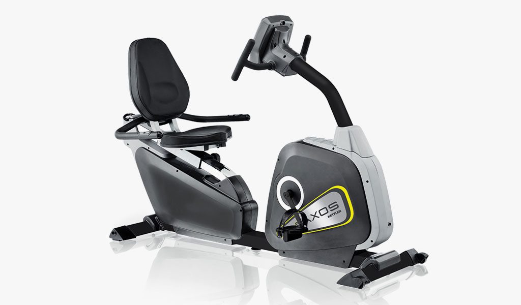 The Cycle R Exercise Bike from KETTLER's fitness range on a grey background.