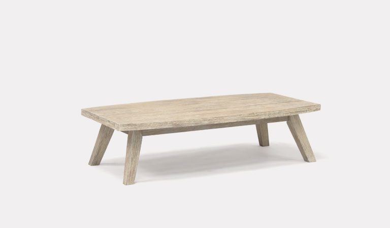 Cora Coffee table from KETTLER's Elegance Garden furniture range on a grey background.
