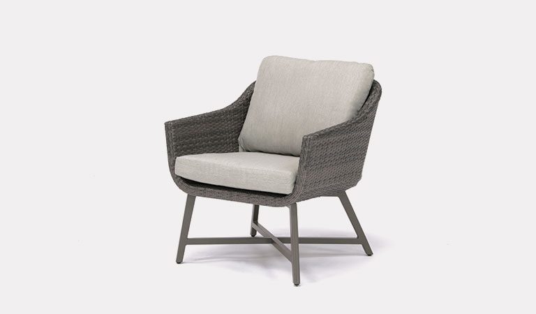 The LaMode Lounge Chair from KETTLER's Elegance Garden furniture range on a grey background.
