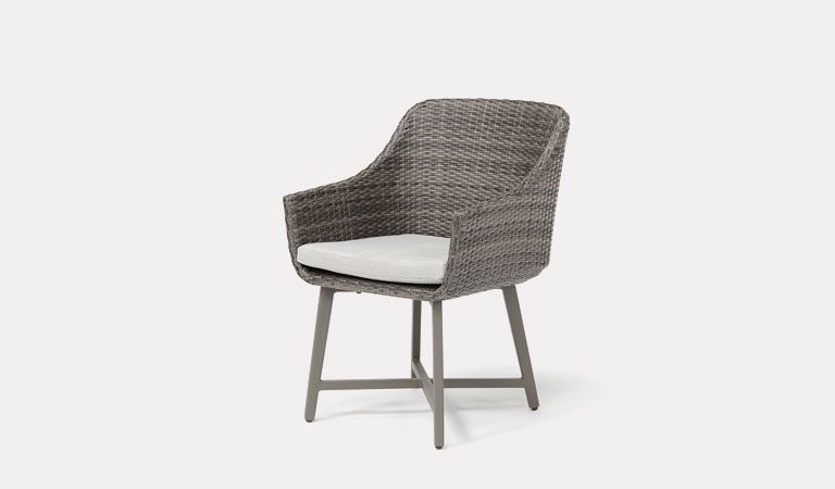The LaMode Dining Chair from KETTLER's Garden furniture range on a grey background.