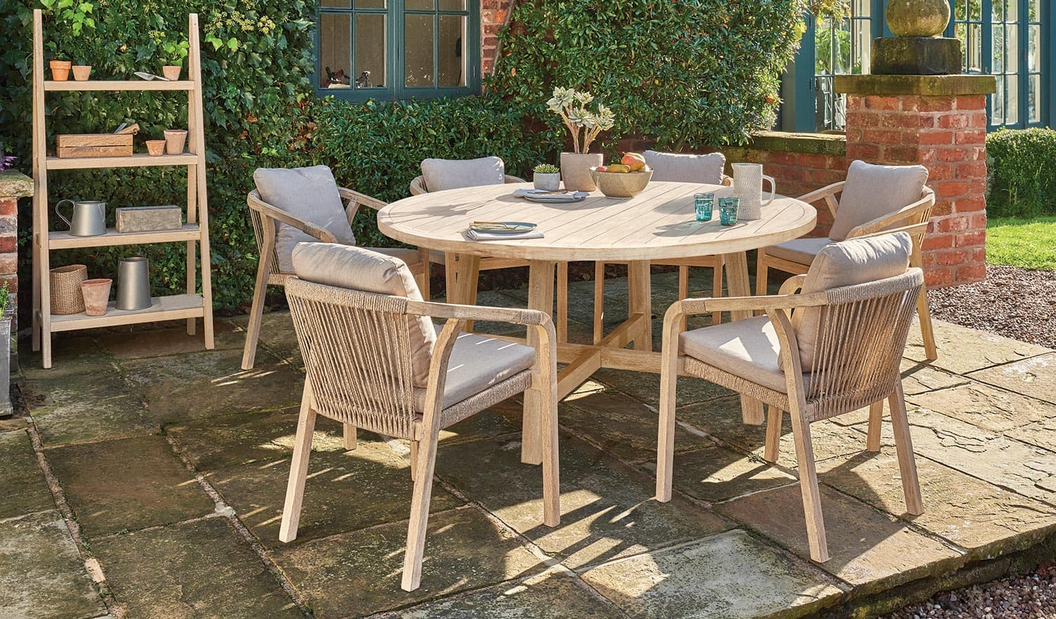 Cora 150cm Round Dining Table 6 Seater, 6 Seater Round Tables