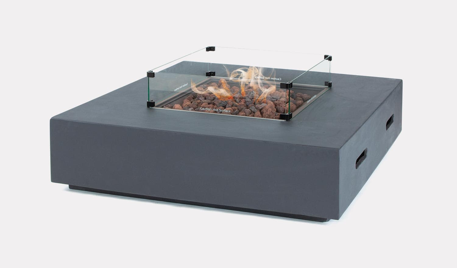 Universal Fire Pit Coffee Table 105cm, Rectangular Fire Pit Coffee Table