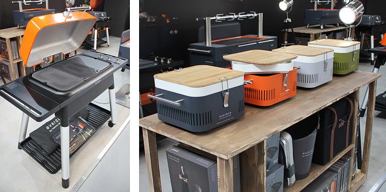 everdure barbecues presented on the Spring Fair 2017 exhibition stand.