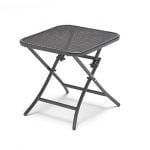 45x45cm Mesh Folding Table/Footstool from KETTLER's Notcutts Garden Furniture range on a white background
